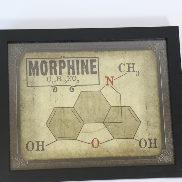 Framed artwork of molecular structures - lot of 3 - Picture 4 of 9